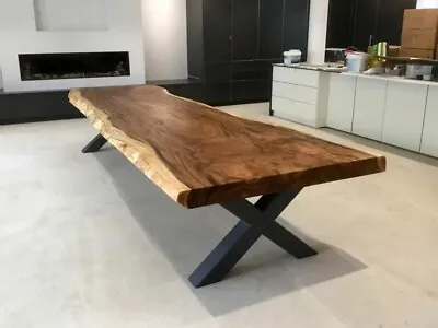 Customized Wooden Live Edge Table Natural Wood Dining Table Coffee Table Top • $3309