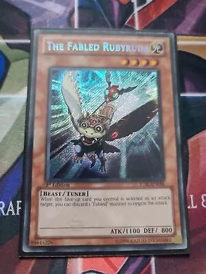 Yugioh The Fabled Rubyruda (STBL-EN096) 1st Ed. Secret Rare • £6