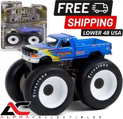 Greenlight 49090a 1:64 1996 Ford F-250 Bigfoot At Race Rock Monster Truck • $13.95