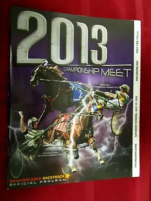 Harness Racing July 272013 Meadowlands U S Pace Foiled Again Bee A Program  • $7.95