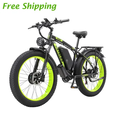 2000W KETELES 26 Inches FatTire 48V E-Bike K800 23Ah Mountain Bicycle 21Speed US • $1200