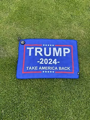 Trump 2024 Magnetic Golf Towel Microfiber Waffle Design Super Absorbent • $24.99