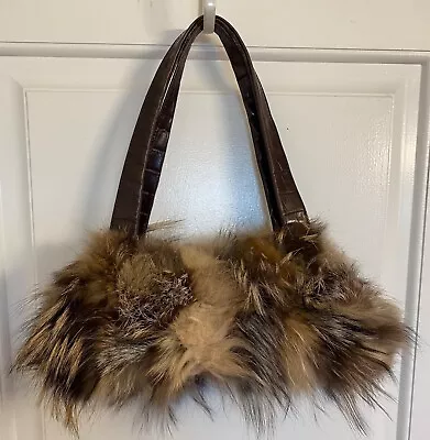 👜 Paolo Masi Designer Handbag Fur & Leather Made In Italy • $59.99