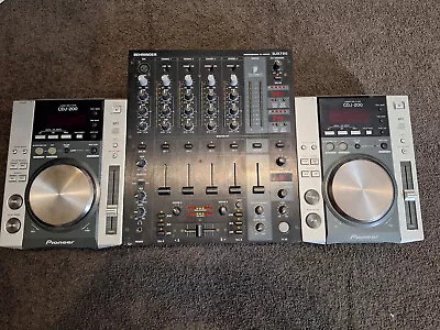 Pioneer CDJ-200 Professional DJ CD/MP3 Player X2 And Behringer DJX750 5-Ch DJ Mi • $450