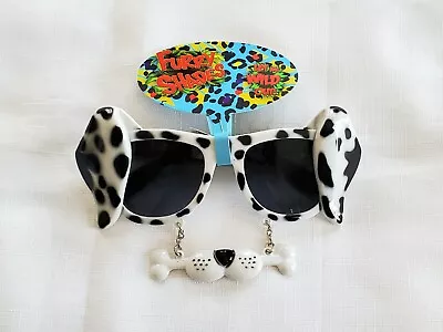 Furry Shades Sunglasses Dalmation Dog With Mustache: 2010 • $10