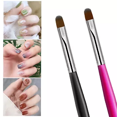 Nail Painting Brush Acrylic UV Gel Extension Quick Building Drawing Pen Tool • $3.73