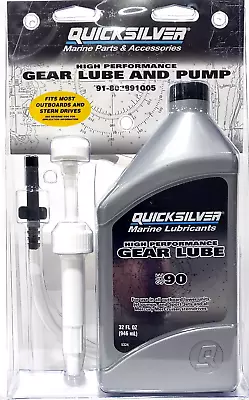 QuickSilver Marine Lubricant High Performance Gear Lube & Pump SAE 90 32 Fl Oz.  • $31.95