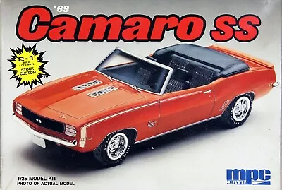 MPC 1969 Camaro SS Convertible Model Kit 1:25 Scale Open Box Nice • $48.54