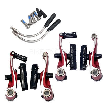 $74.88 • Buy TRP CX8.4 Mini-V Linear Pull Cyclocross Bike Brake Set Front Rear, Red