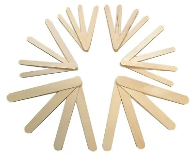 Wooden Natural Lolly Sticks Small & Jumbo Sizes For Kids Art & Crafts Cake Pops • £52