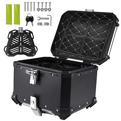 45L Tail Box Motorcycle Luggage Waterproof Scooter Trunk Storage Top Case U0Y8 • $92.99