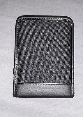Pocket Memo Book Cover Scratch Pad Holder 3. 5  X 5  Black Material • $5