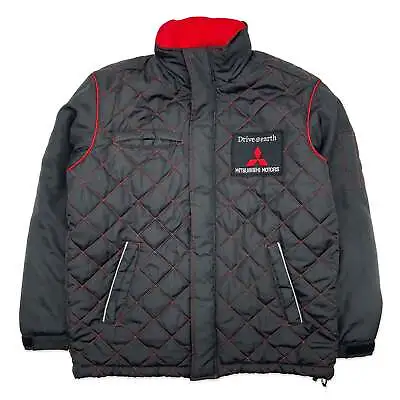 Japan JDM Mitsubishi Motors Service Staff Mechanic Hooded Jacket Black • $131.95