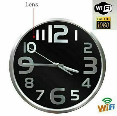 1080P HD Wifi IP Wall Hanging Clock Camera Video Recorder Motion Detection • $100.91