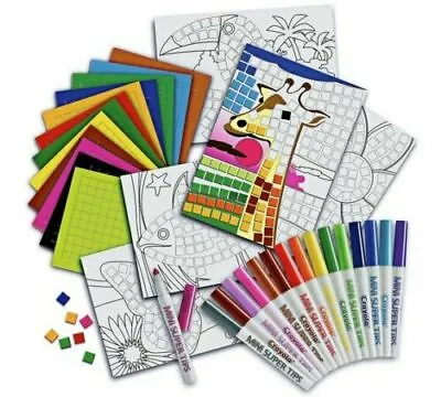 £17.99 • Buy Crayola Mosaic Creative Arts And Crafts Set Design Toy Sticker Workshop Kids Box