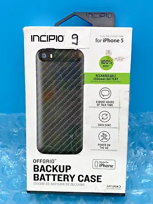 Incipio Offgrid Backup Battery Case Black For IPhone 5 - UNTESTED (OFFERS OK) • £12