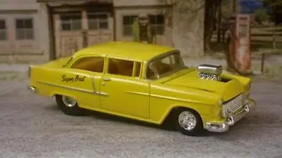 1955 55 Chevrolet Bel Air V-8 Pro Street Hot Rod 1/64 Scale Limited Edition S • $19.99