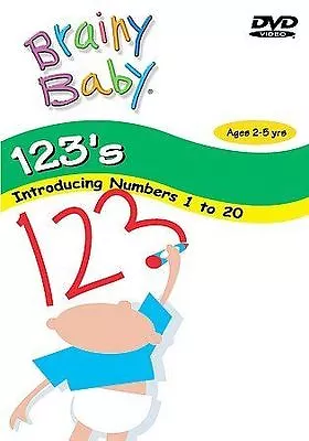 Brainy Baby Teach Your Child 123s DVD Numbers 1 To 20 Classic Edition - DVD -  V • $6.29