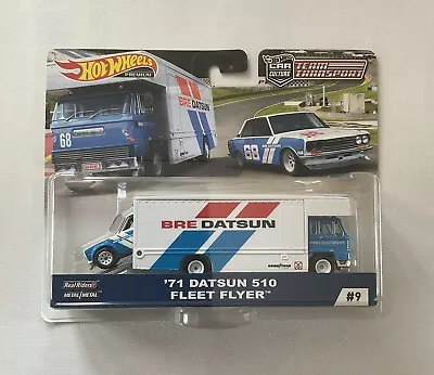 Datsun 510 Fleet Flyer Team Transport Premium Hot Wheels • £28.99