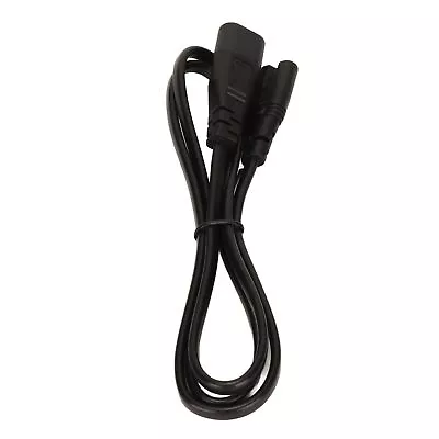 IEC 320 C8 Plug To C7 Power Cable 3.3 Feet 1500W 2.5A Heat Resistant Waterpr GDS • £8.13