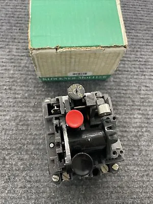 Klockner-Moeller PKZM 3-6.3-NA Manual Motor Starter 3-6.3 Amp 3 Phase Pole • $79.69