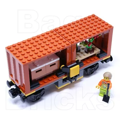 Lego Train City Cargo Wagon Containers Pallets Crate Farm Produce From 60336 NEW • £29.99