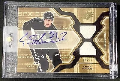 2006-07 SPX Autographed Rookie Jersey #193 Evgeni Malkin RC /799 • $159.99