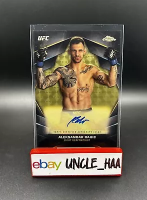 2024 Topps Chrome UFC - Alessandra Rakic Superfractor Gold Vinyl 1/1 AUTO  • $450