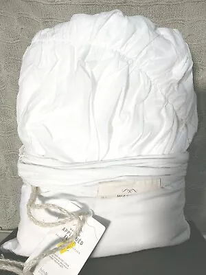 Restoration Hardware Washed Appliqued  Fleur Duvet Cover Queen Size (e) • $249.99