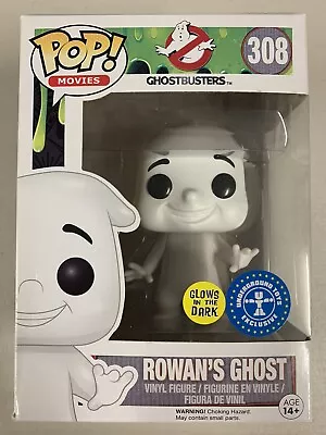 Rowans Ghost (GLOW) 308 ~ Ghostbusters ~ Funko Pop Vinyl ~ GITD Underground Toys • $26