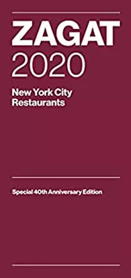 Zagat 2020 New York City Restaurants: Special 40th Anniversary Ed • $5.76