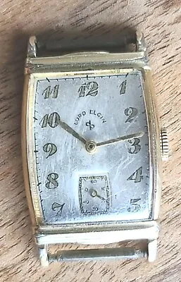 Vintage 1940's Lord Elgin Durapower Manual Wind Men's Watch Watch Only • $36