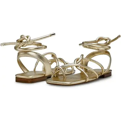 Vince Camuto Alminda Sandals Egyptian Gold Size 7 New Women’s Shoes • $39