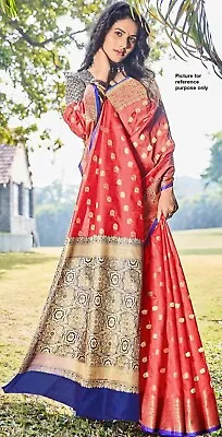 Indian Soft Silk Saree #SGL 1006 (Light Red) / Sari / Salwar / Bollywood Dress • $145