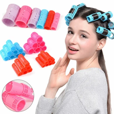 £4.79 • Buy Snap On Magnetic Roller Curler Hair Wave Set Large Jumbo Medium Small Size UK