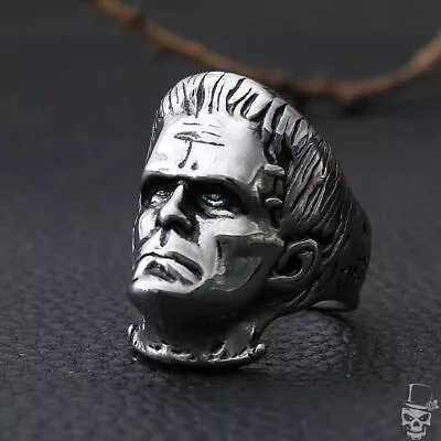 New Frankenstein's Monster Punk Ring In Stainless Steel – US-Size 7-13 • $19.90