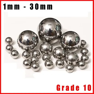 1mm To 30mm Grade 10 Bike Bicycle Cycle Loose Stainless Steel Ball Bearings • $6.36