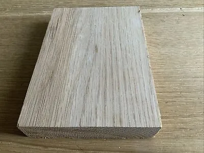 OAK Hardwood Timber Offcut 19.5 X 13.5 X 3.2cm - Wood DIY Crafts 730 • £10.50