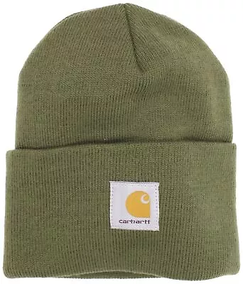 Carhartt Mens Knit Cuffed Beanie (Closeout) One Size Army Green • $24.99