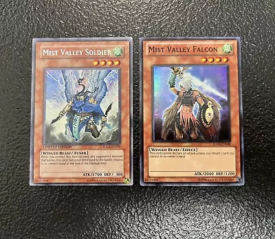 Yu-Gi-Oh! Mist Valley Soldier HA01 Secret X1 & Falcon HA02 Super X1 Both VLP • $2.99