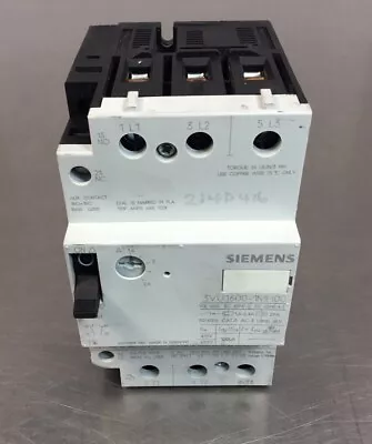 Siemens 3vu1600-1mh00 Manual Motor Starter 600vac 3-phase 29a   4d • $29.10