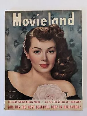 Movieland Magazine July 1947 Lana Turner • $18.99