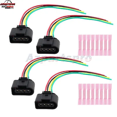 4 PACK Ignition Coil Connector Harness Plug For 2003-2016 Audi A6 & A6 Quattro  • $11.93