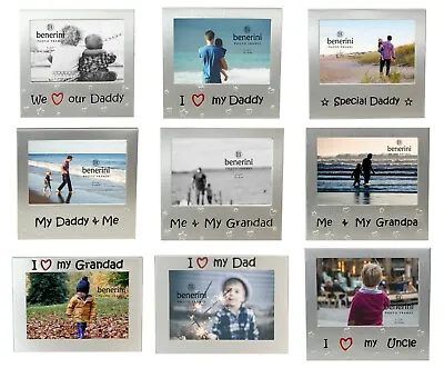 £5.90 • Buy Fathers Day Gift For Dad Daddy Grandad Grandpa Uncle Photo Picture Frame For Him