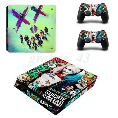$29.78 • Buy The Joker Vinyl Skin Decal Sticker Cover Sony PS4 Slim Console Controller NEW