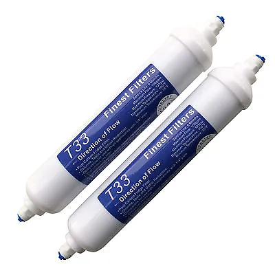 2 X In Line Fridge Water Filters Compatible With Samsung Daewoo LG Etc • £9.99