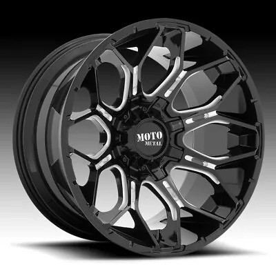 Moto Metal MO808 Sniper Gloss Black Milled 20x9 6x135 / 6x5.5 0mm • $375