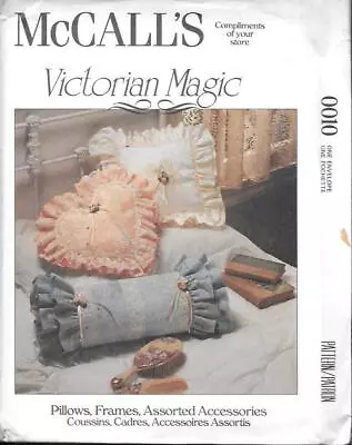 McCall's  #0010 Victorian Magic - Pillows Frames Boxes Basket - UNCUT • $10