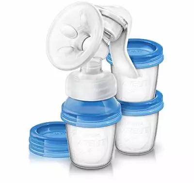 $74.23 • Buy Philips Avent Comfort Manual Breast Pump With 3 Cups - SCF33013