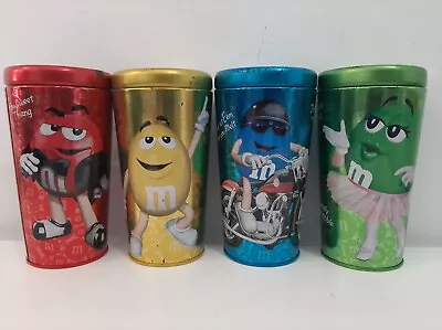 M&M's Lot Of 4 Tin Character Containers Lot 3 • $39.99